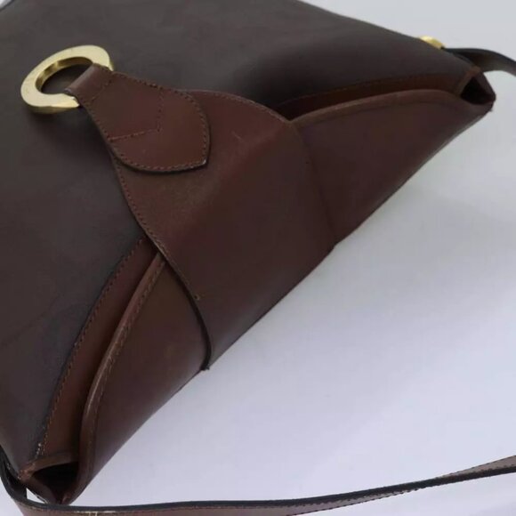 Christian Dior Trotter Canvas Shoulder Bag PVC Brown Auth yk12486 - Picture 6 of 14